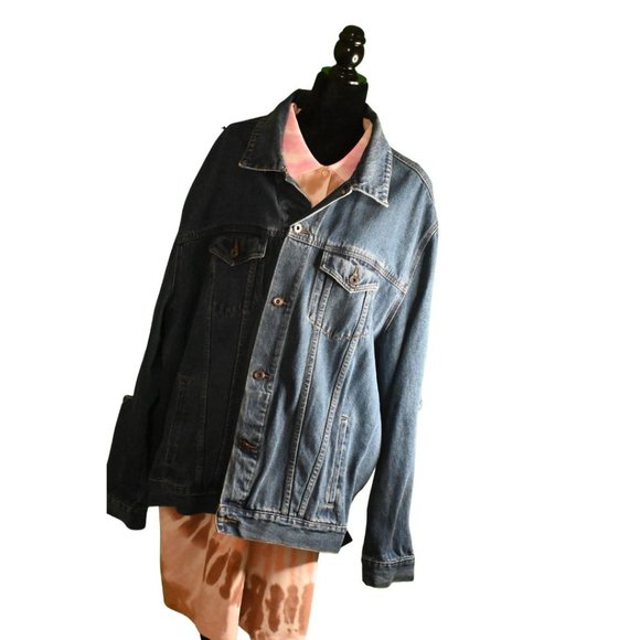 Vintage Distressed Port Authority Unisex Jean Jacket - Picture 3 of 5